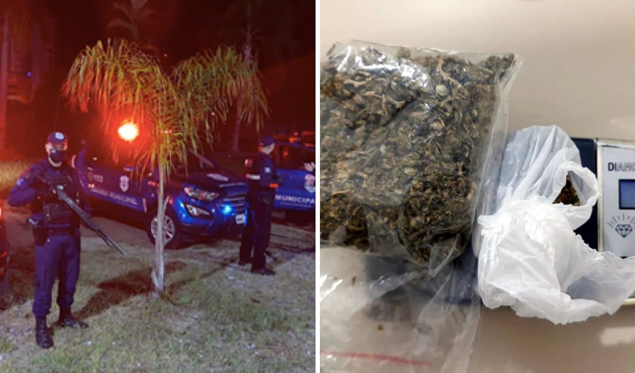 Jovens são detidos com droga em pista de skate