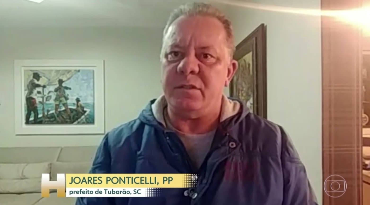 Joares Ponticelli no Jornal Hoje: "prefeitos estão à deriva, por um governo que desapareceu"