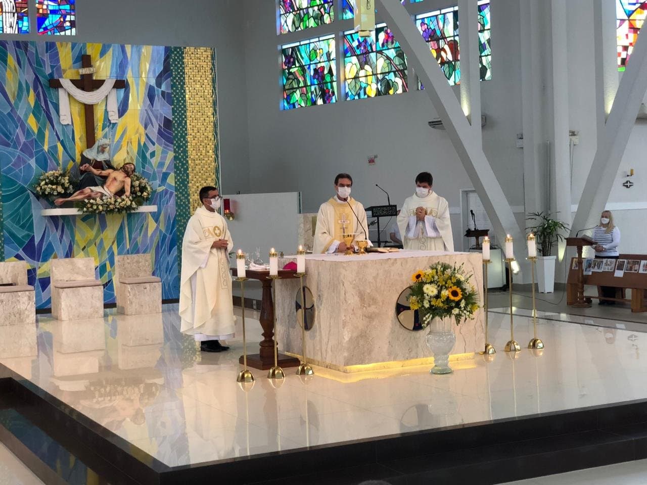 Fiéis celebram Nossa Senhora da Piedade, padroeira de Tubarão