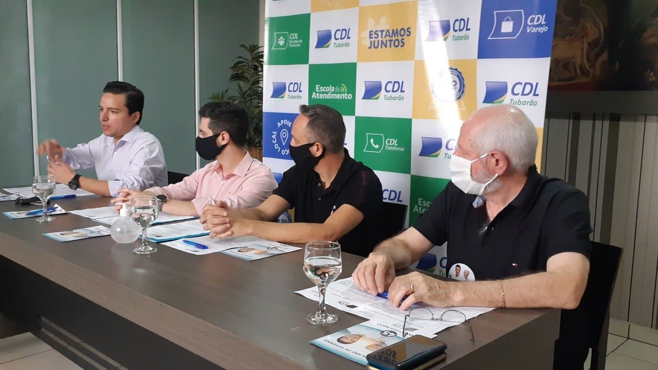 Encontro com candidatos: CDL e Sindilojas recebem Marcos Brunato (PSDB)