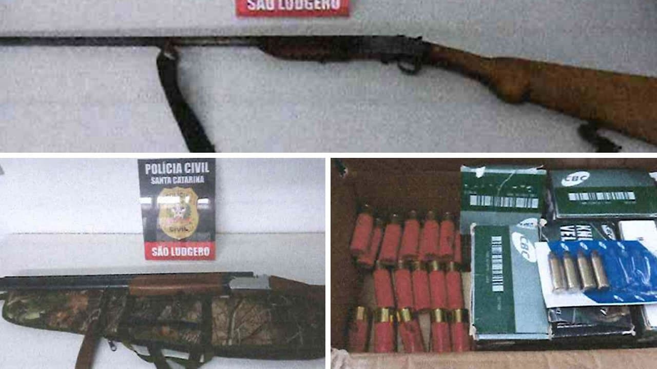 Polícia apreende armas e munições na casa do deputado Volnei Weber (MDB)