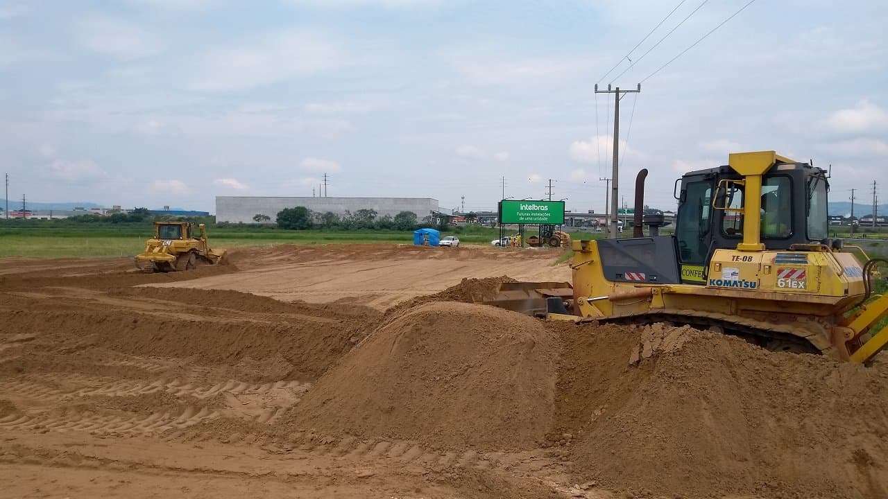 Iniciada a terraplanagem da unidade da Intelbras que vai gerar 200 empregos diretos