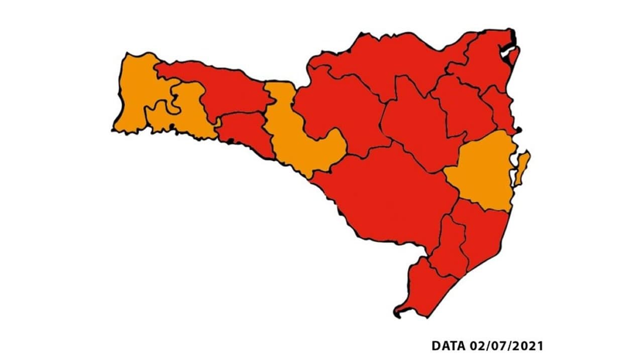Coronavírus: quatro regiões evoluem para nível gravíssimo no mapa de risco; Amurel continua no vermelho