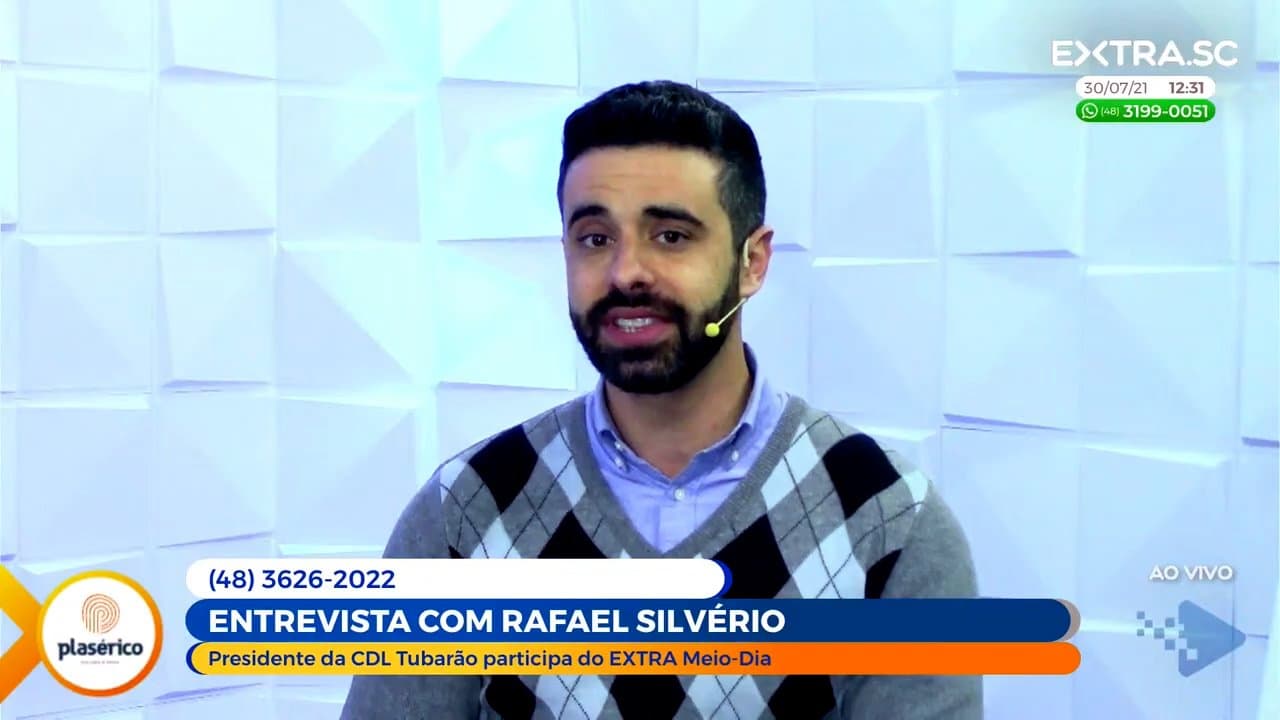ASSISTA: Entrevista com o presidente da CDL Tubarão, Rafael Silvério