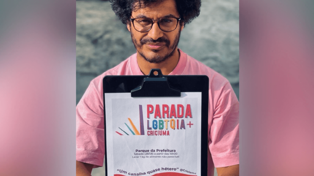 Rapper Criolo se manifesta em defesa de professor de Criciúma exonerado