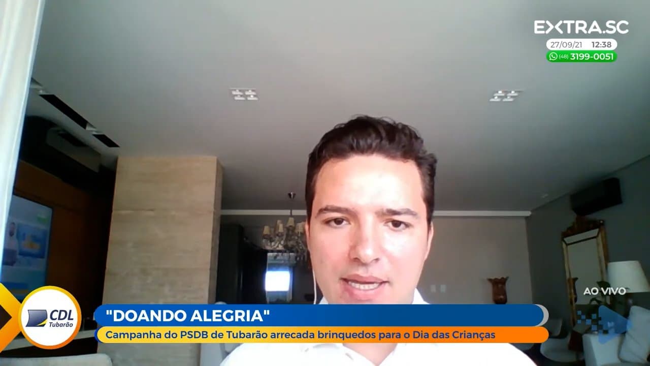ASSISTA: PSDB de Tubarão lança campanha para arrecadar brinquedos