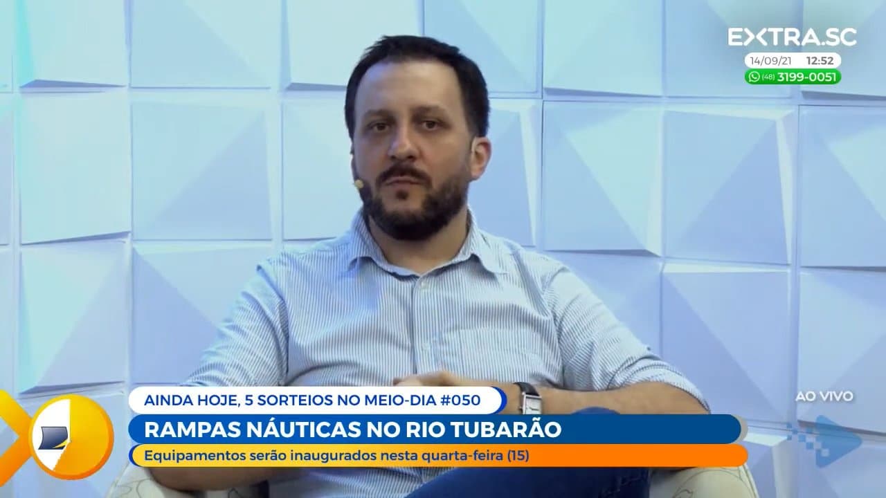 ASSISTA: Superintendente da AGR Pepê Collaço fala sobre a inauguração da rampa náutica do Rio Tubarão