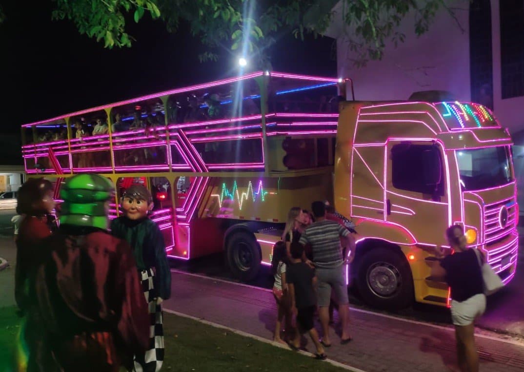 Dois mil ingressos serão distribuídos para passeio com a carreta Mega Dance no período natalino