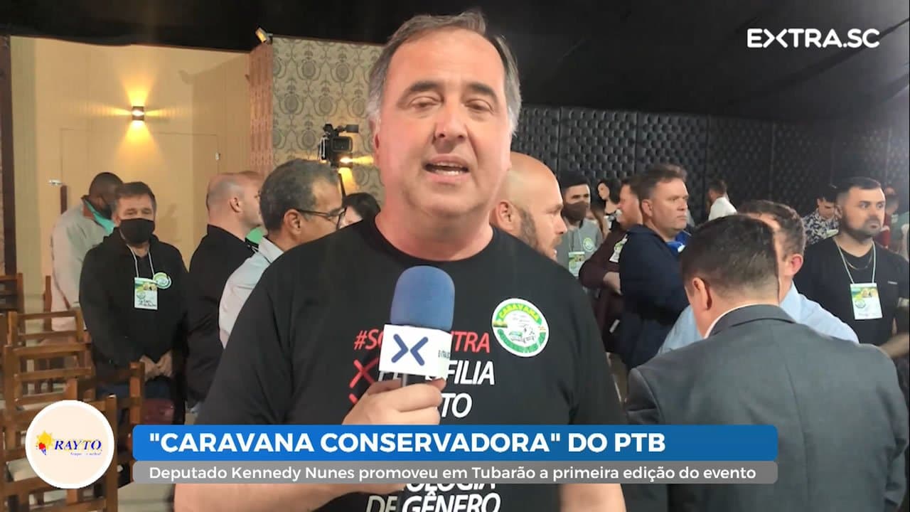 PTBistas da região formam diretórios durante estreia da "Caravana Conservadora"