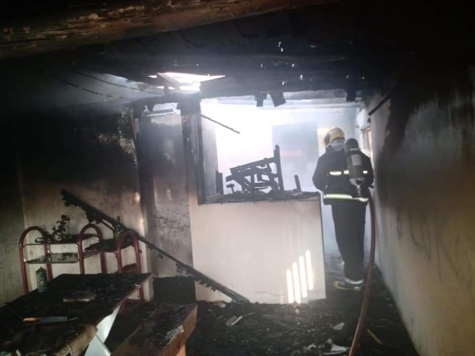 Incêndio atinge casa desabitada em Treze de Maio