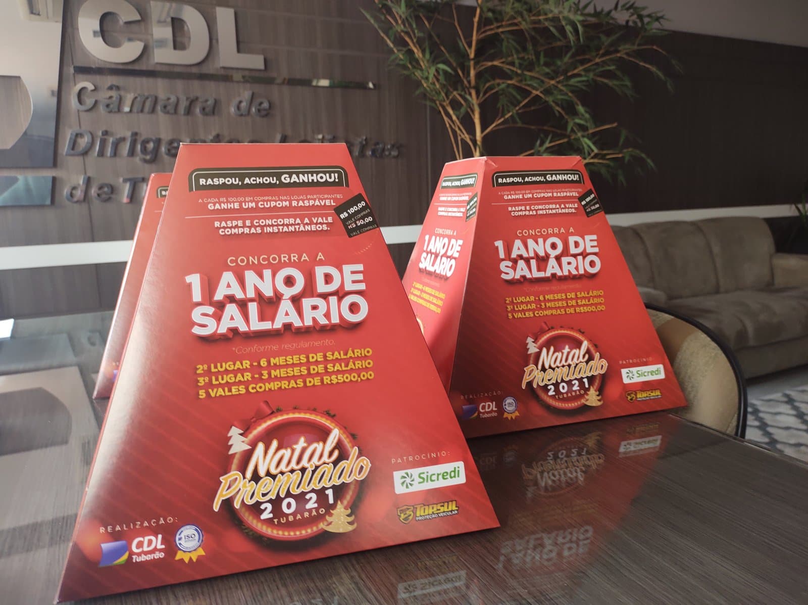 Cupons do "Natal Premiado" de Tubarão começam a ser distribuídos