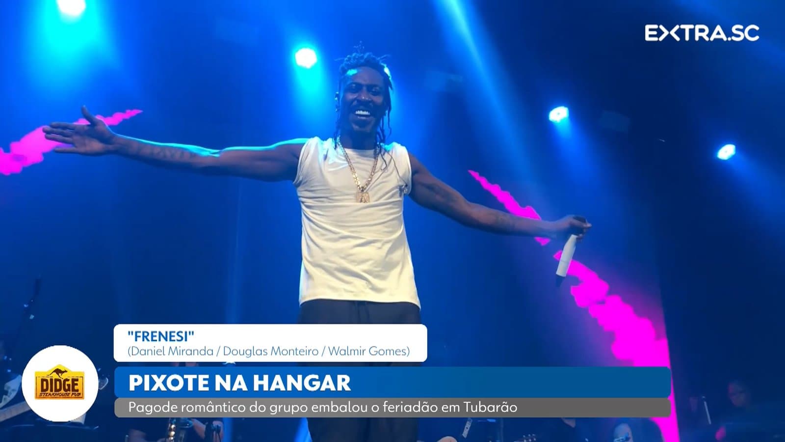 Grupo Pixote se apresenta em Tubarão; assista!