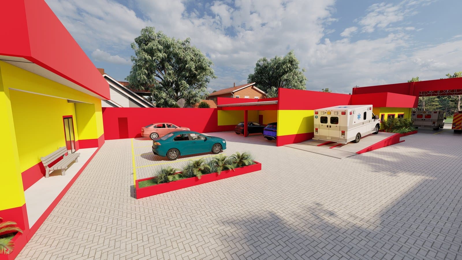 Projeto arquitetônico da unidade do Bombeiros de Oficinas, em Tubarão, é apresentado