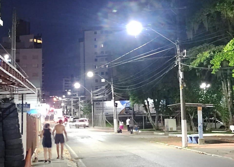 Cinco ruas de Tubarão terão a iluminação revitalizada