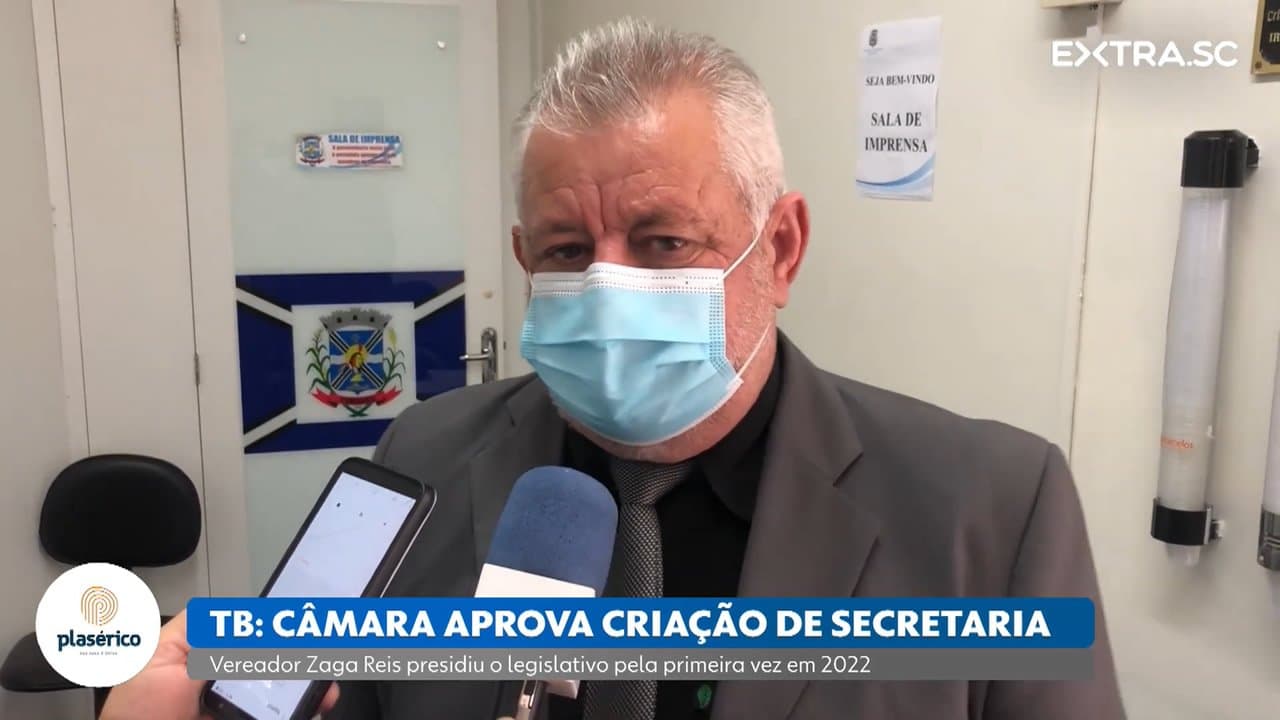 Zaga Reis assume a presidência da Câmara de Tubarão pela segunda vez