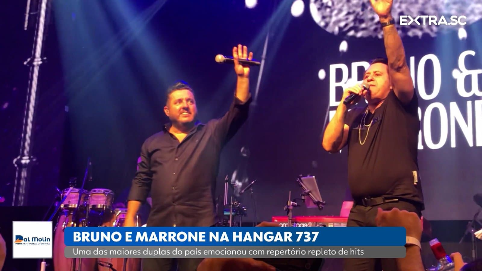 Bruno e Marrone fazem em Tubarão show repleto de sucessos; assista!