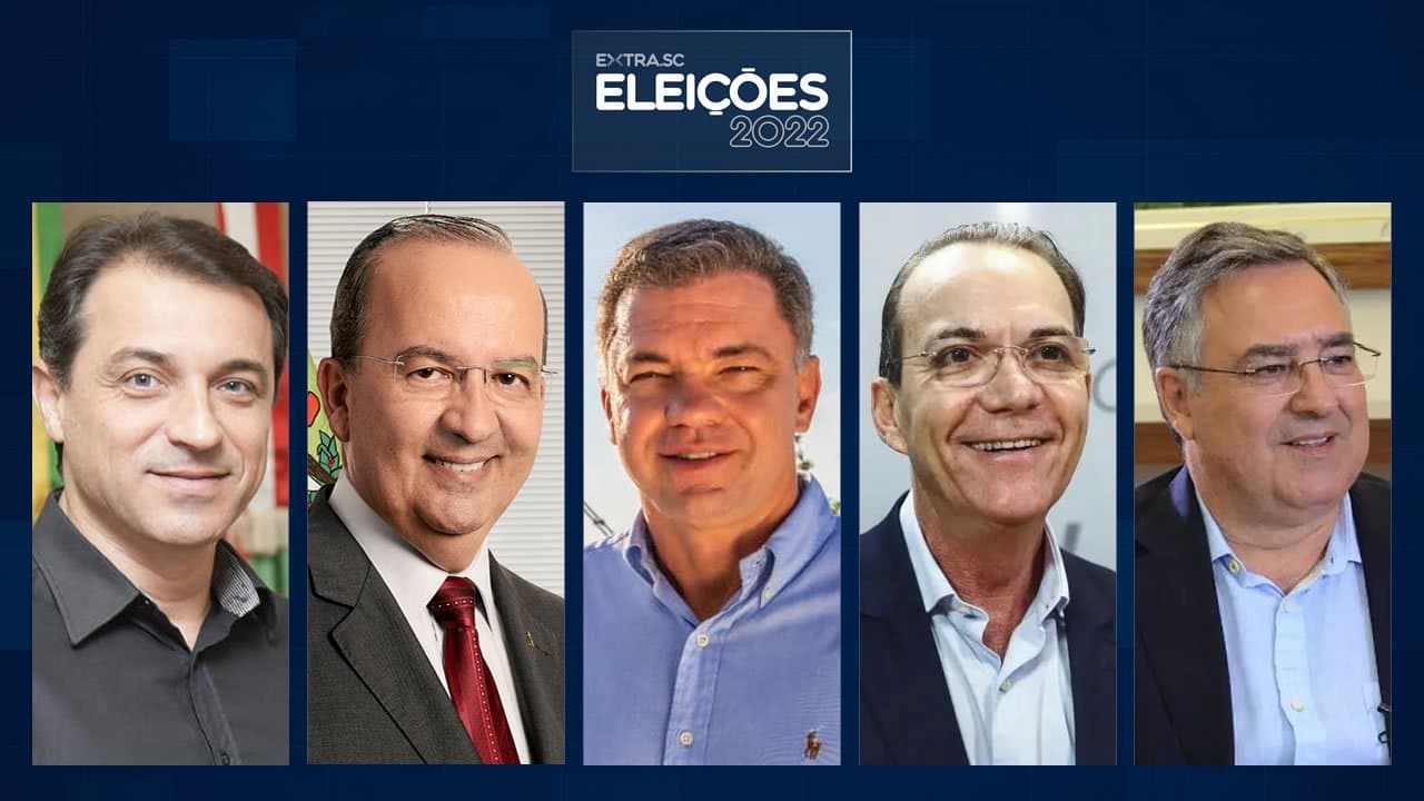 Segunda enquete para governador tem Moisés, Jorginho, Gean, Décio e Colombo