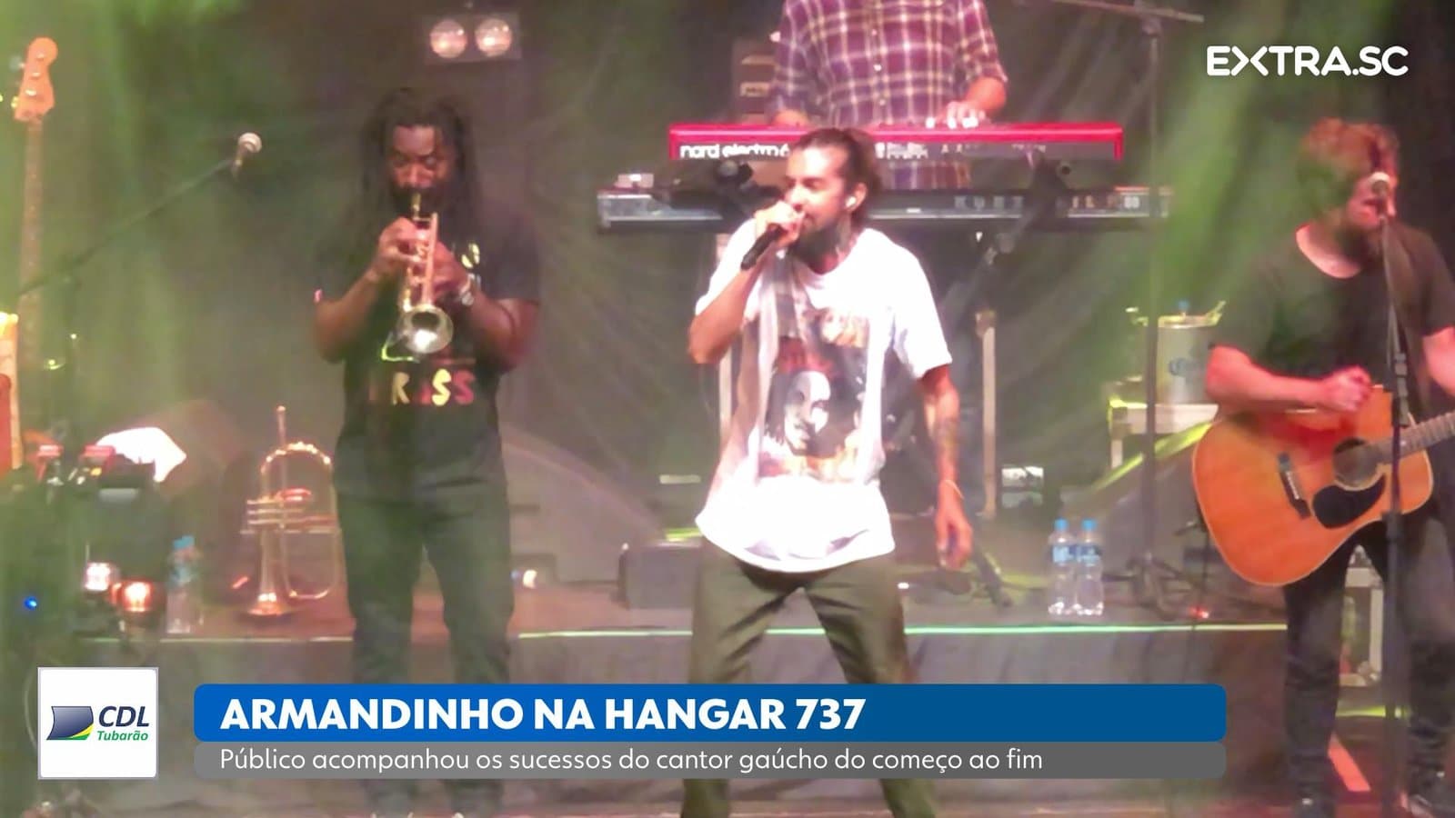 Show de Armandinho faz público de Tubarão acompanhar sucessos do início ao fim; assista!