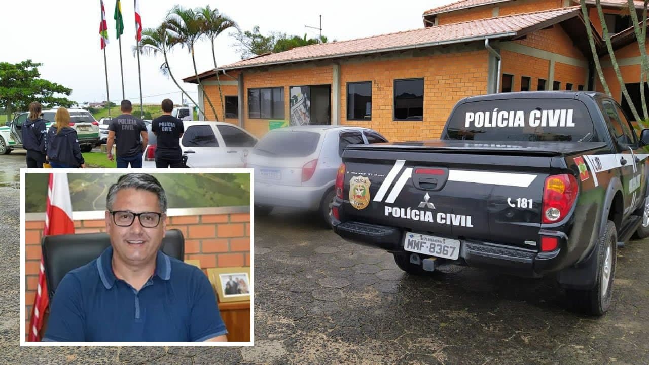 Prefeito de Sangão é afastado em operação contra fraudes em licitações