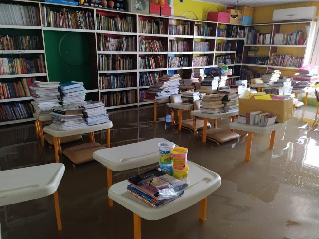 Ação está arrecadando dinheiro para ajudar na reconstrução do Colégio Coração Feliz