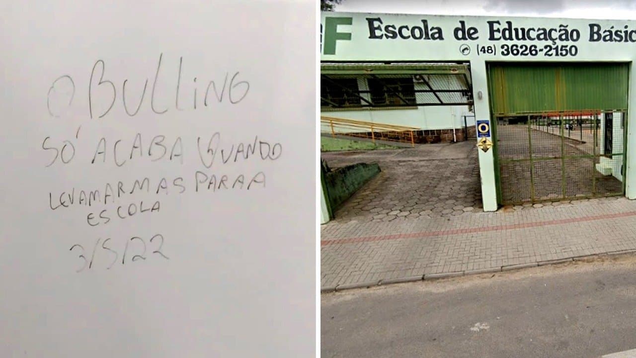 Mensagem em tom de ameaça escrita em escola preocupa alunos e pais
