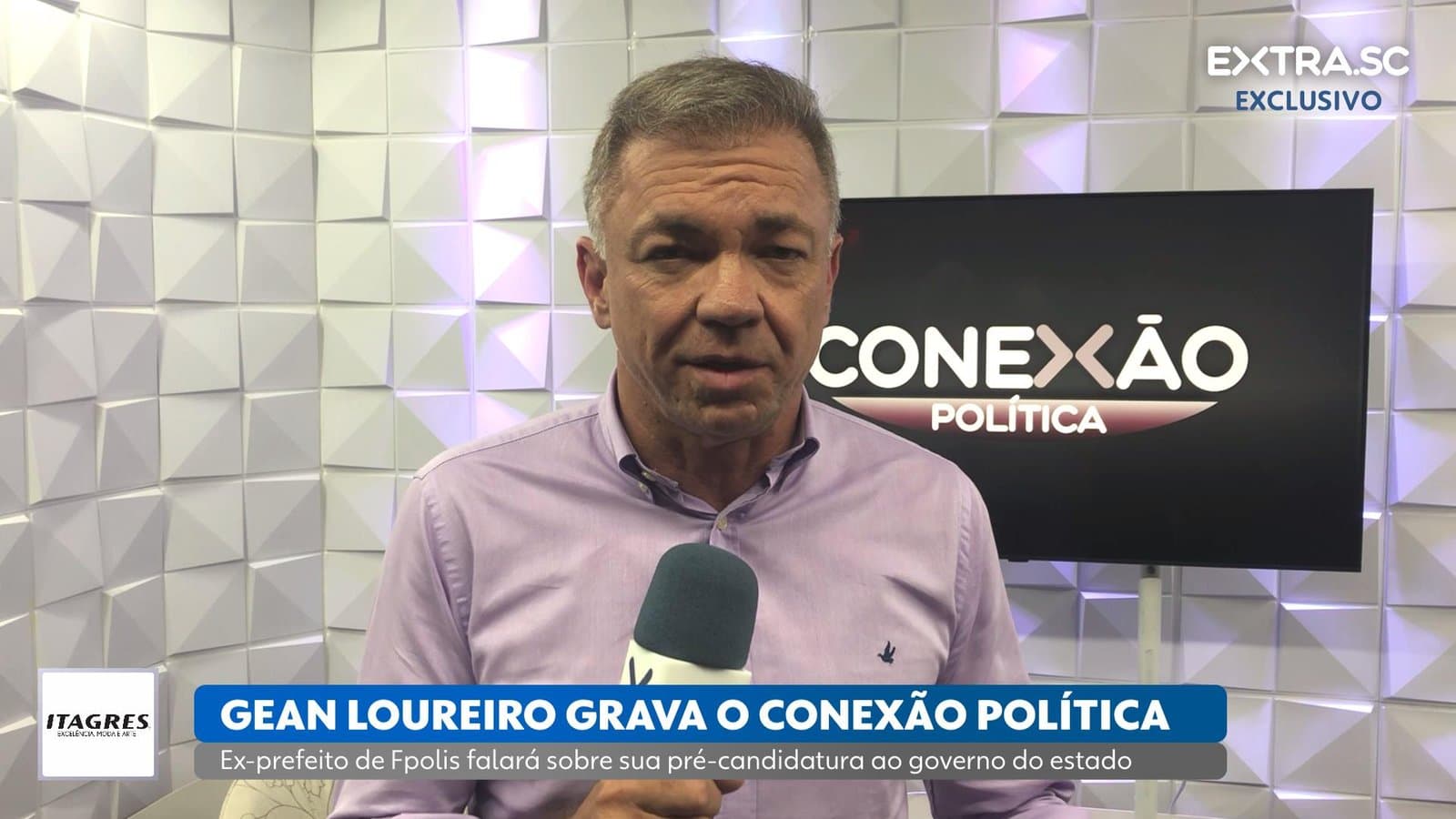 Gean Loureiro (UB) é o oitavo candidato a governador confirmado no Debate do EXTRA.SC