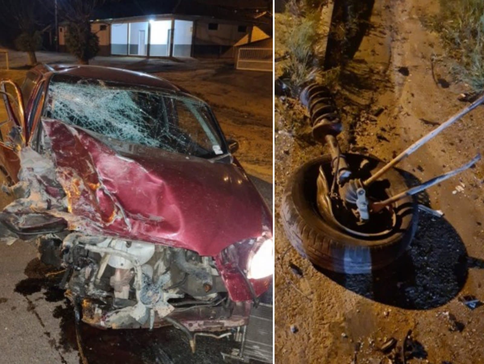 Motorista abandona carro e foge após se envolver em acidente