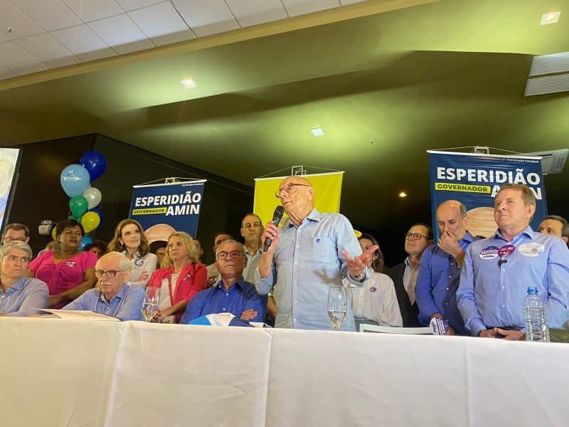 Esperidião Amin é aclamado como candidato a governador de Santa Catarina