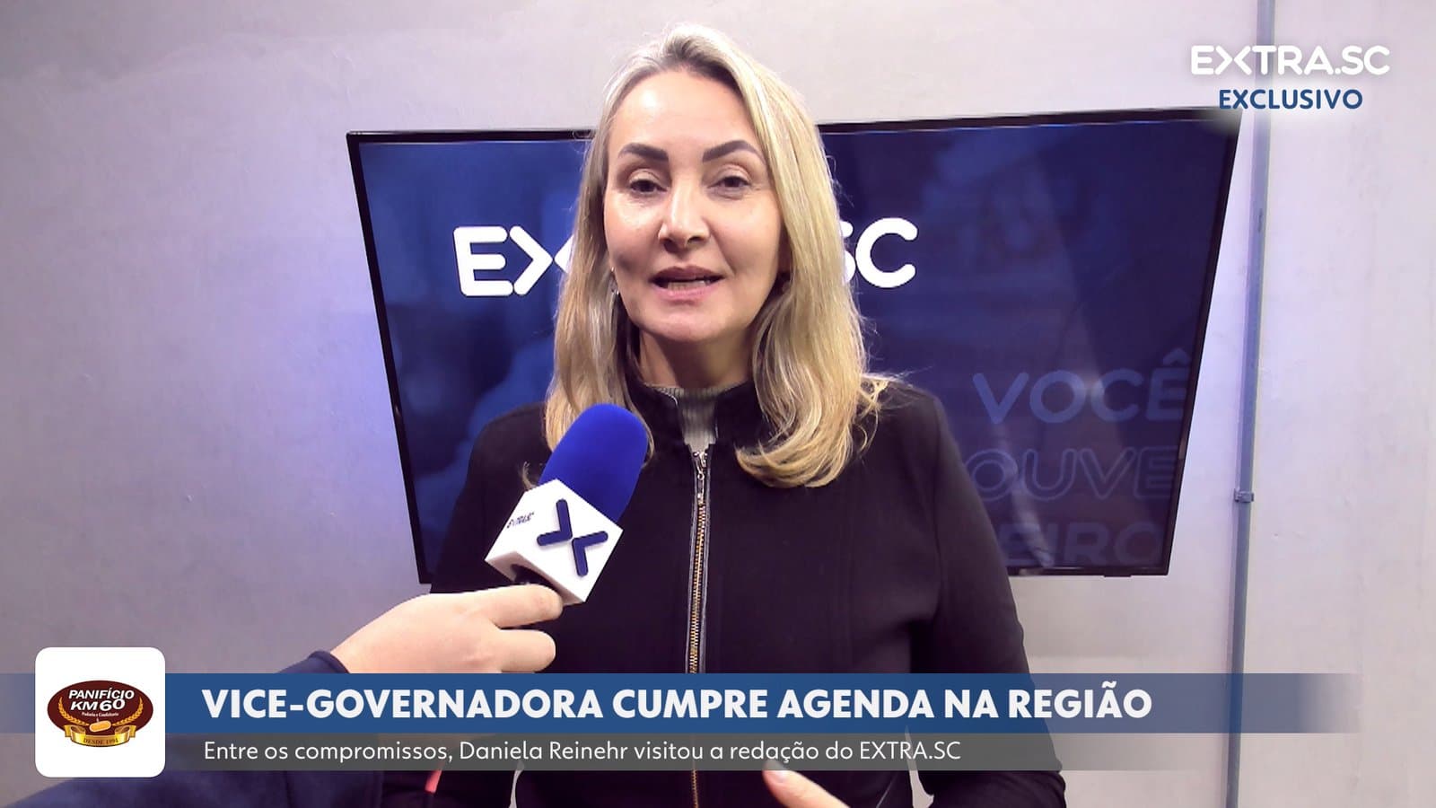 Em visita ao EXTRA.SC, vice-governadora Daniela Reinehr fala sobre pré-candidatura a deputada federal