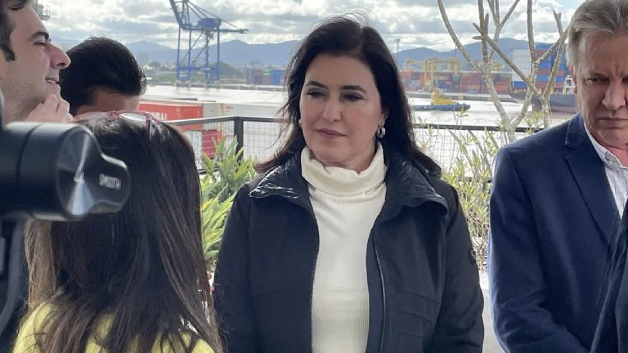 Em SC, presidenciável Simone Tebet diz que voltará com Ministério da Cultura se eleita