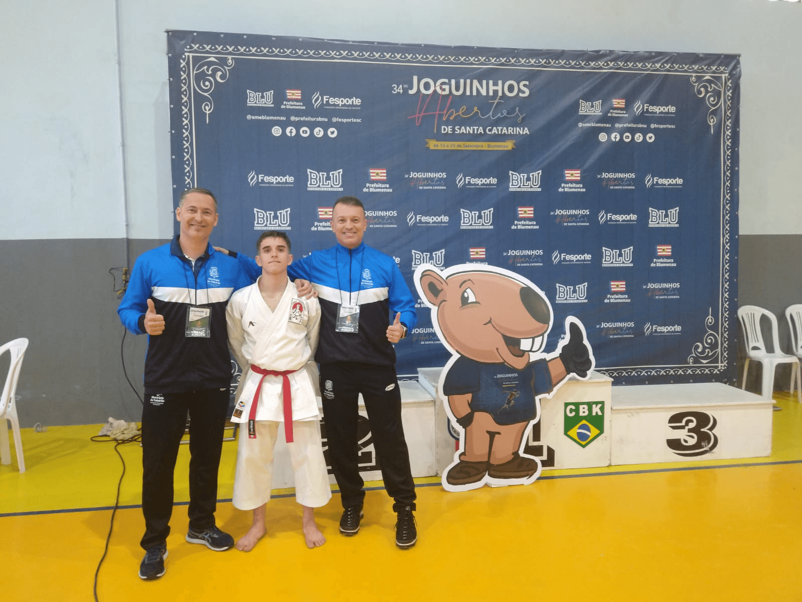 Primeiro ouro de Tubarão nos Joguinhos vai para o karatê