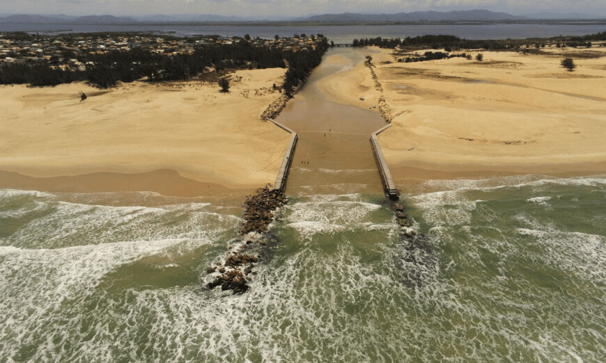 Obra de desassoreamento da Barra do Camacho será entregue neste sábado (24)