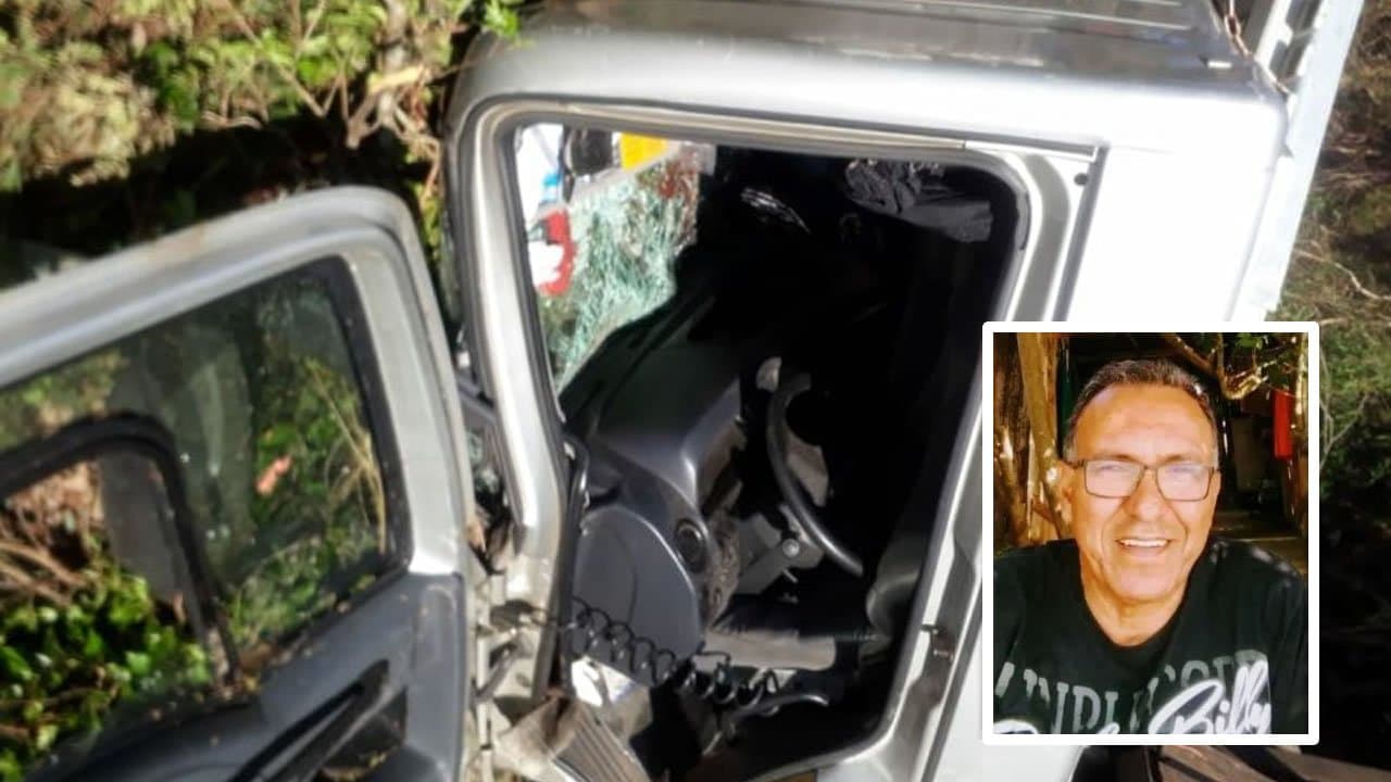 Caminhoneiro de Tubarão morre em grave acidente na Serra do Faxinal