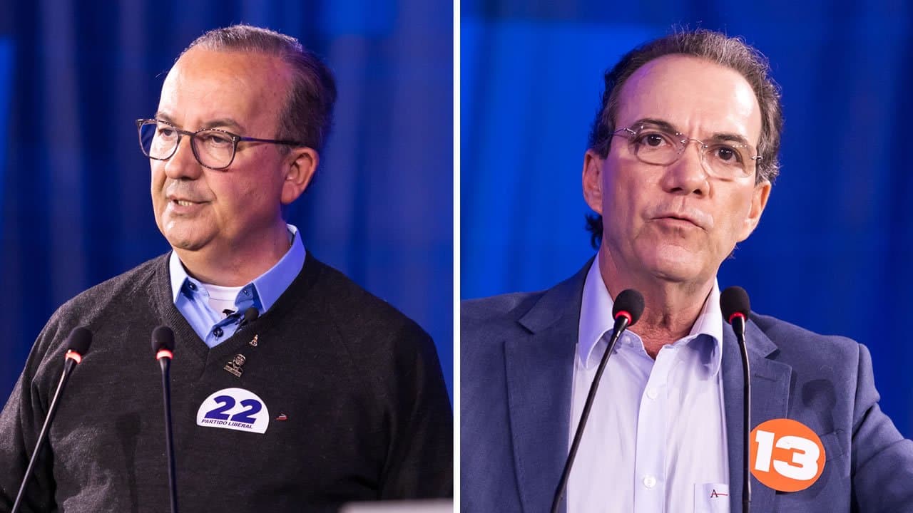 Jorginho Mello (PL) e Décio Lima (PT) vão disputar o segundo turno em Santa Catarina