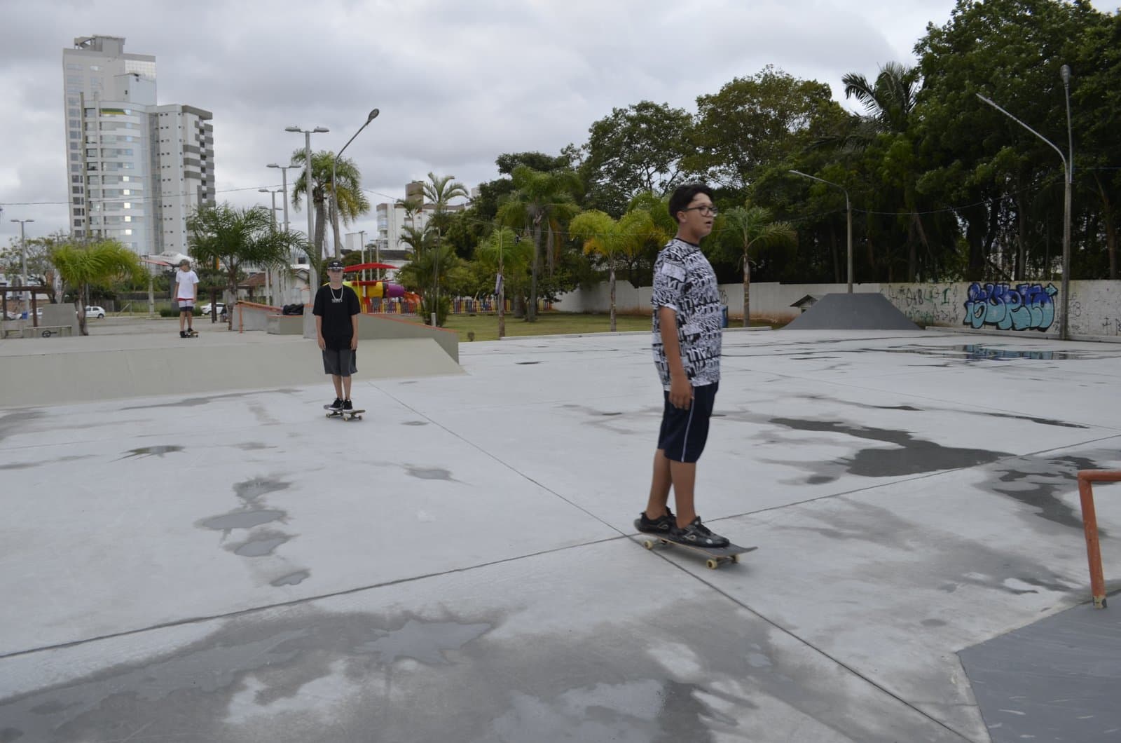 Revitalização da Skate Plaza é entregue
