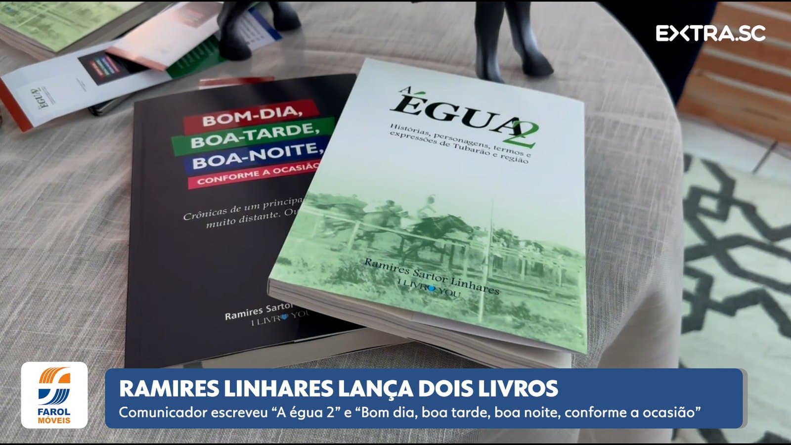 Ramires Linhares lança dois livros em noite cultural