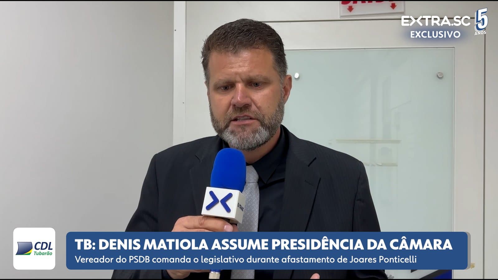 Denis Matiola é o pré-candidato a prefeito pelo PSD de Tubarão
