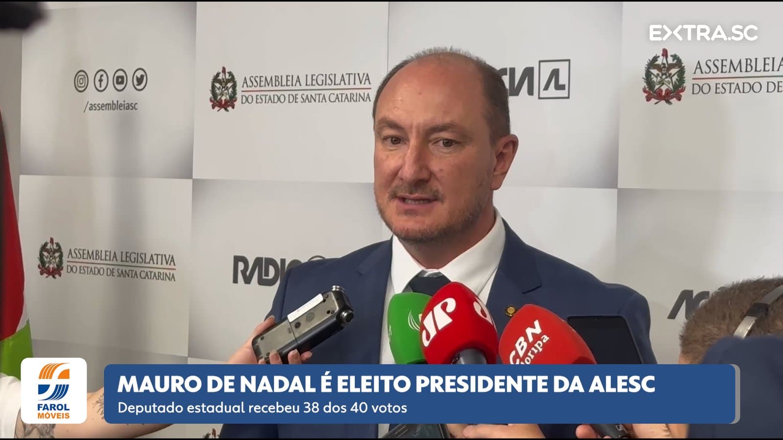Mauro de Nadal é eleito presidente da Assembleia Legislativa