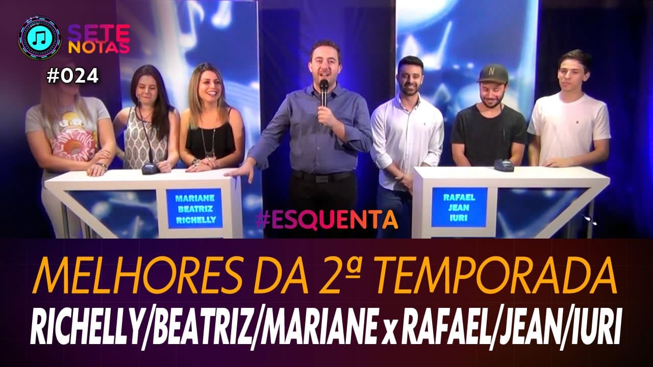 ASSISTA: Melhores – Richelly Fernandes, Beatriz Zapelini e Mariane Margotti x Rafael Silvério, Jean Rodrigues e Iuri Castelan – Sete Notas #024