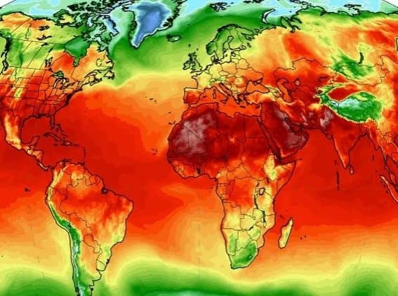 Instituto registra dia mais quente da história na Terra