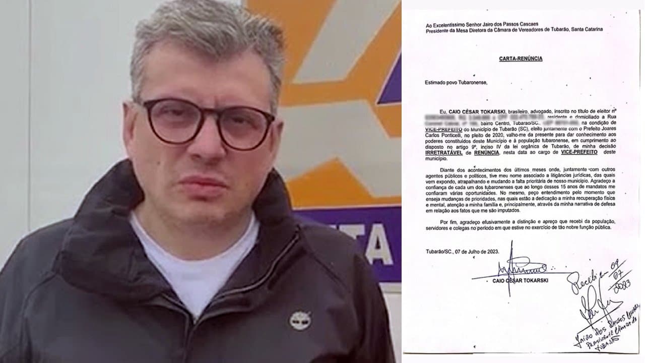 Mais técnica, carta de renúncia de Caio Tokarski condiz com perfil do político; leia