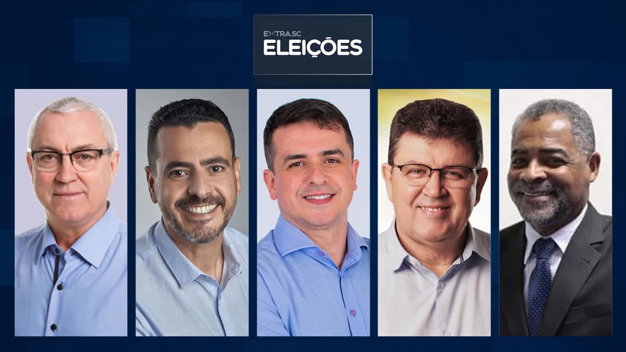 Enquete do EXTRA.SC para prefeito de Tubarão tem Jairo, Soratto, Jean, Tancredo e Maurício