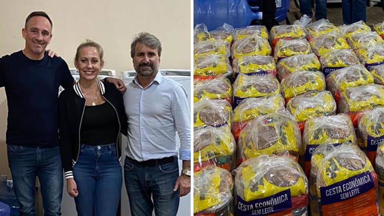 CDL Tubarão doa cestas básicas ao Programa Banco de Alimentos