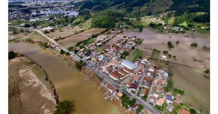 SC tem maior número de moradias danificadas por desastres naturais no país em 10 anos