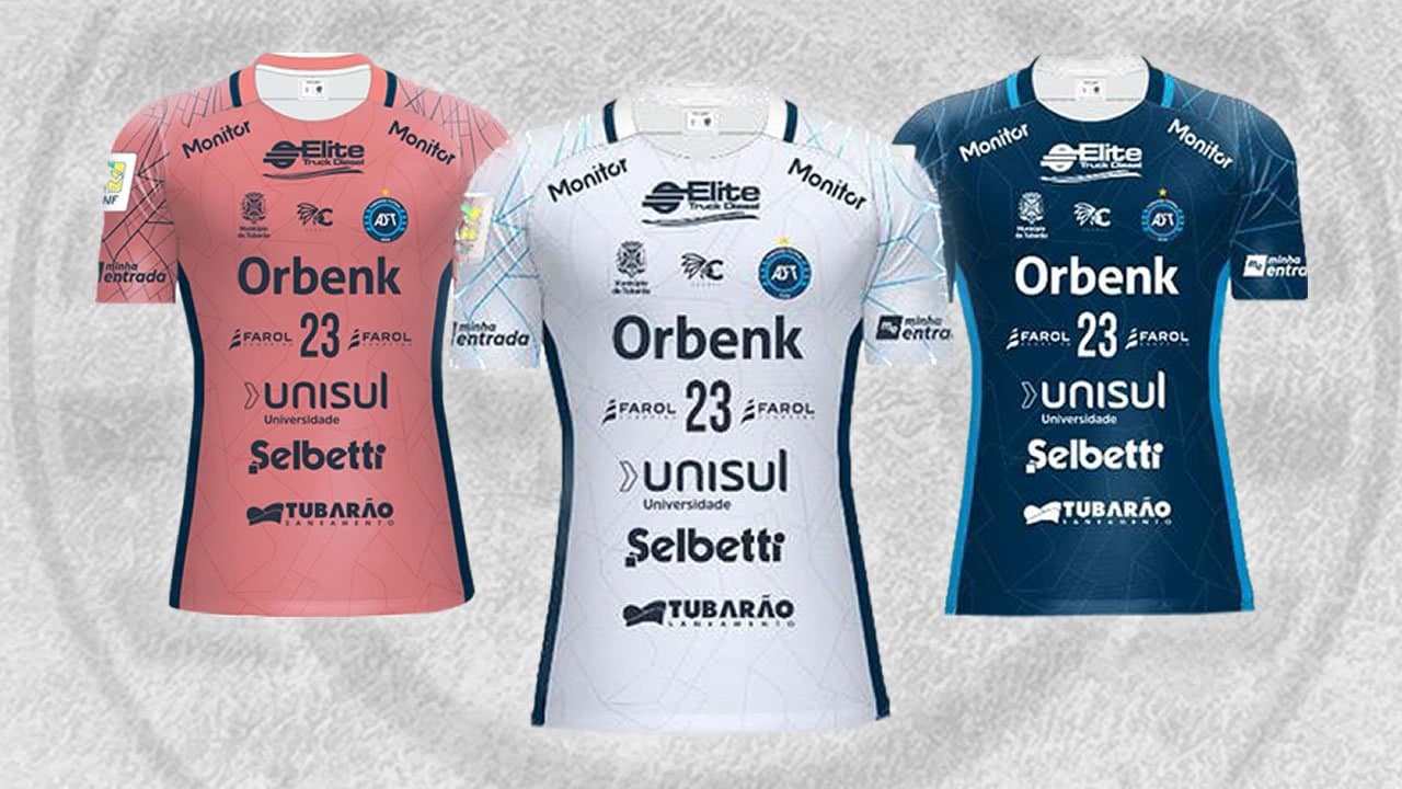 Camisas do Tubarão Futsal estão disponíveis para reserva até quarta-feira (30)