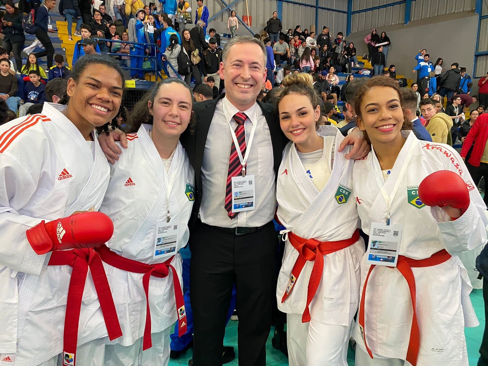 Com técnico de Tubarão, Seleção Brasileira de Karatê conquista vice-campeonato