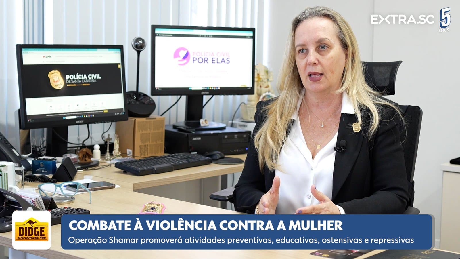 Operação de combate à violência contra a mulher inicia em SC