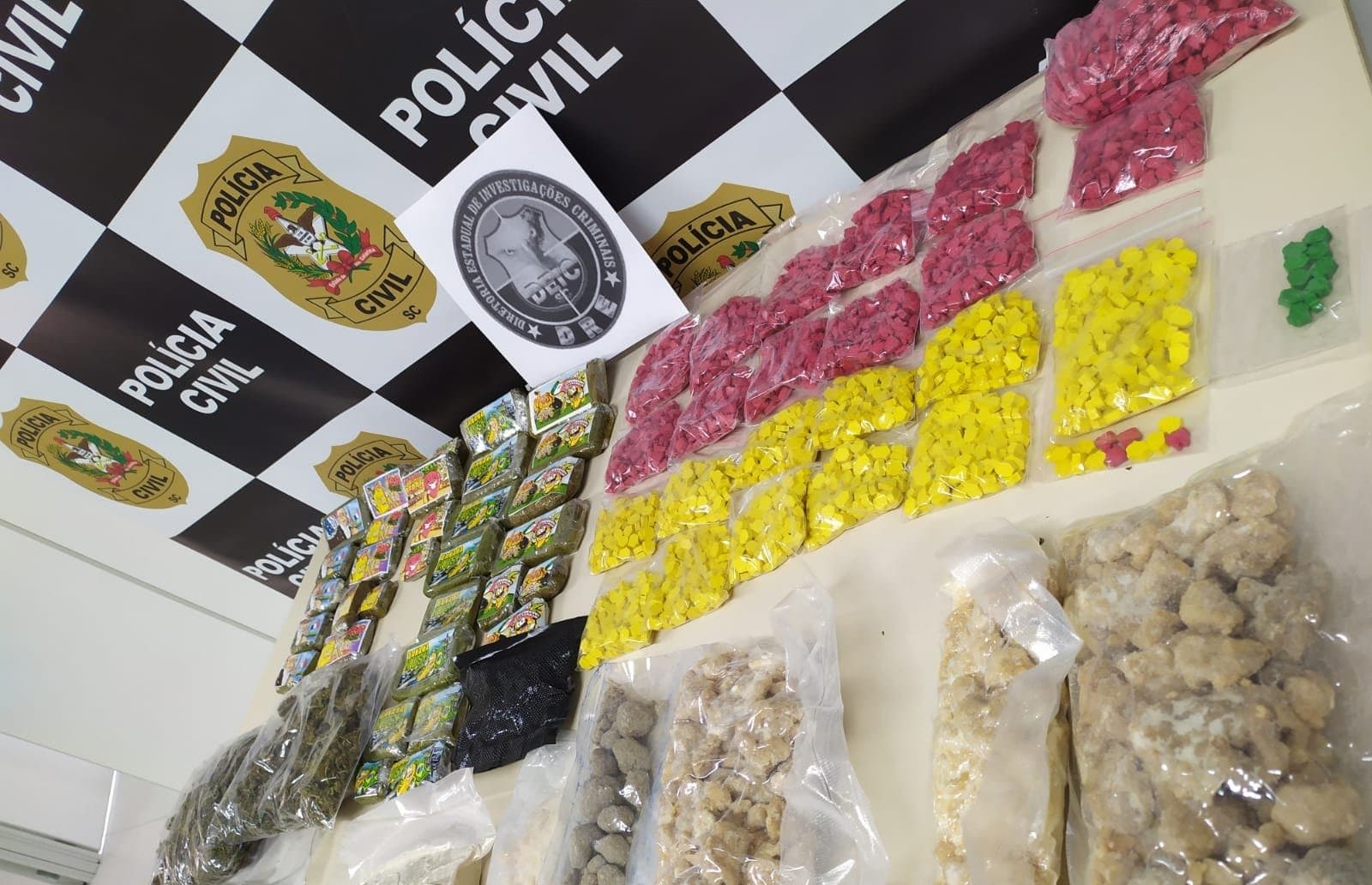 Apreensão de drogas no estado bate recorde em 2023