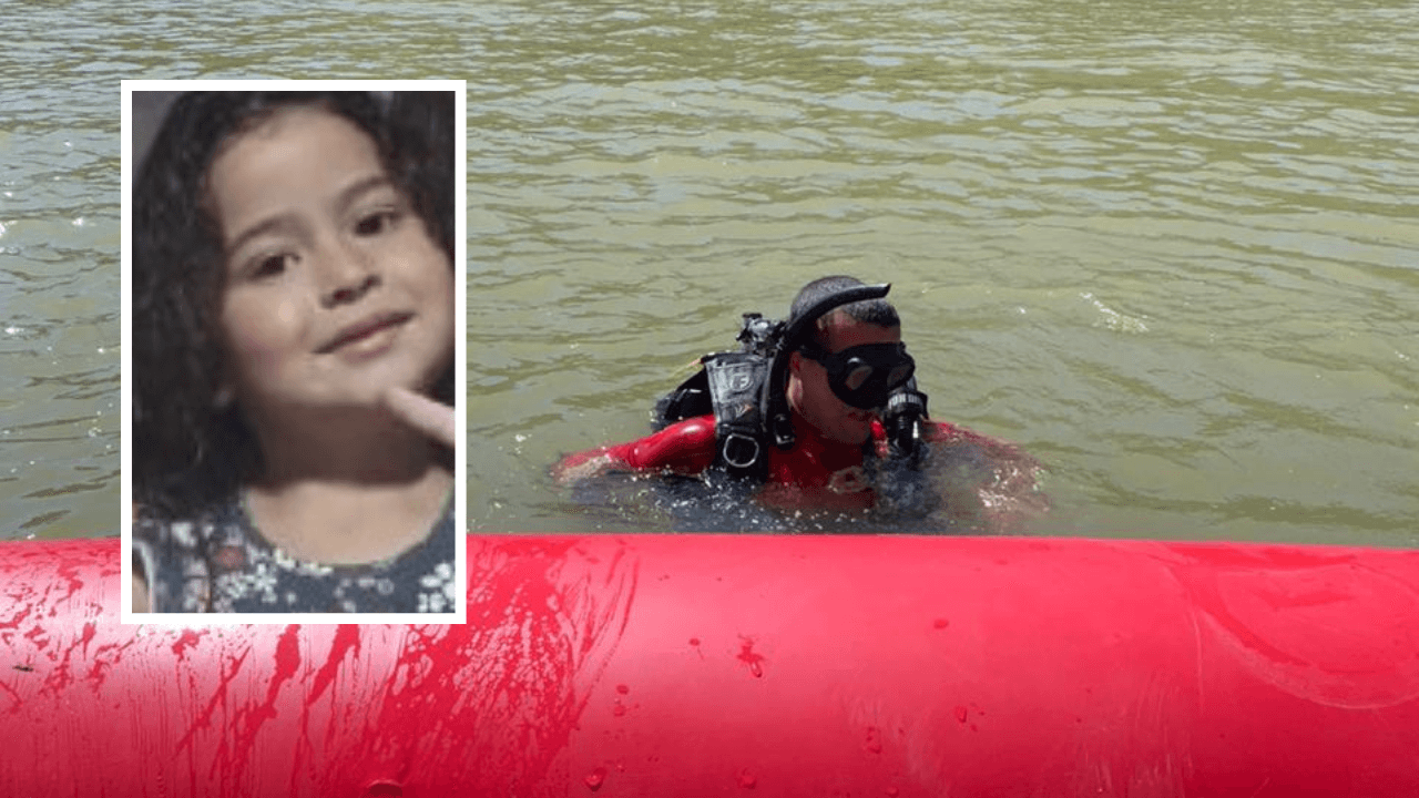 Buscas pela menina de 4 anos que caiu no rio entram no 4º dia
