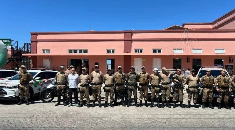 Laguna recebe reforço no efetivo policial